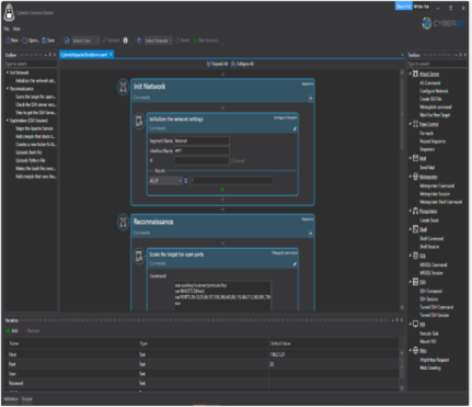 Advanced customization tools in Cyber Range cybersecurity