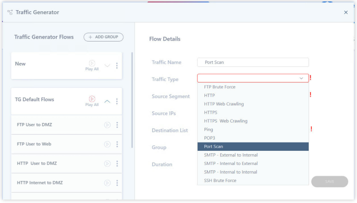 Flexible virtualized network infrastructure